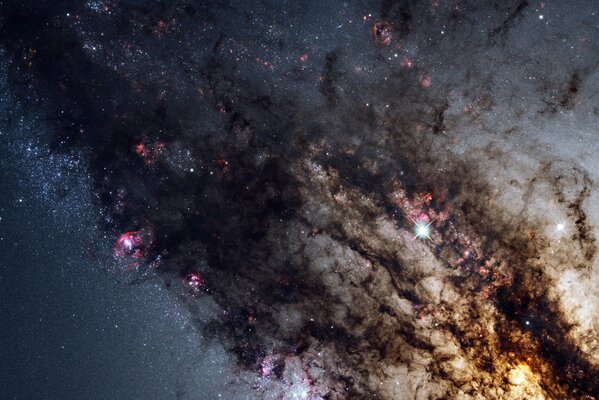 Przestrzeń kosmiczna i galaktyka Centauri