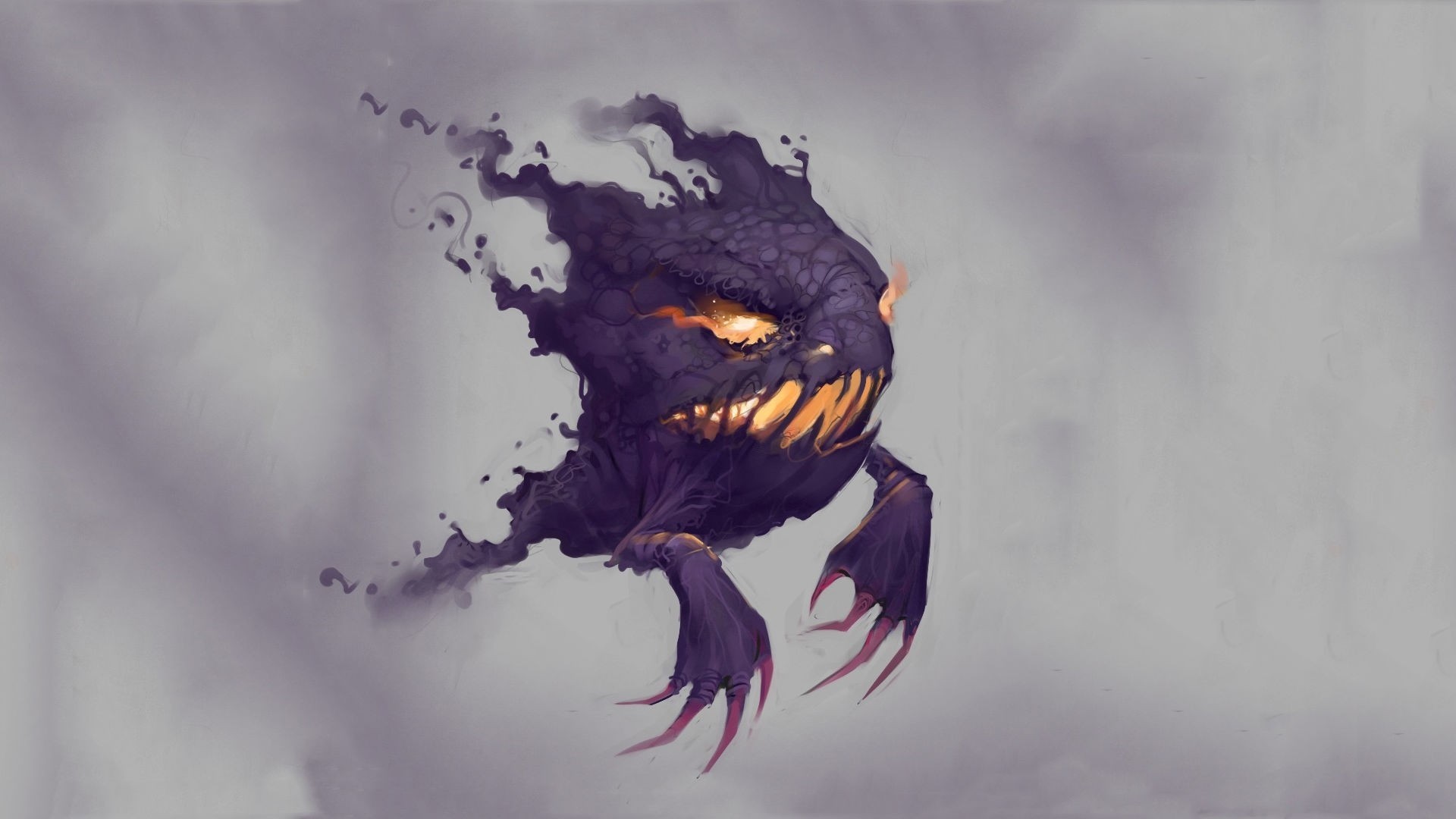 art tło rysunek duch led pokemon minimalizm