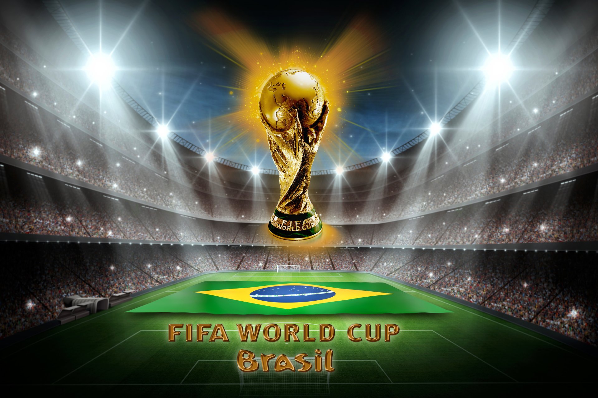 brazylia fifa puchar świata 2014 piłka nożna trofeum złoty