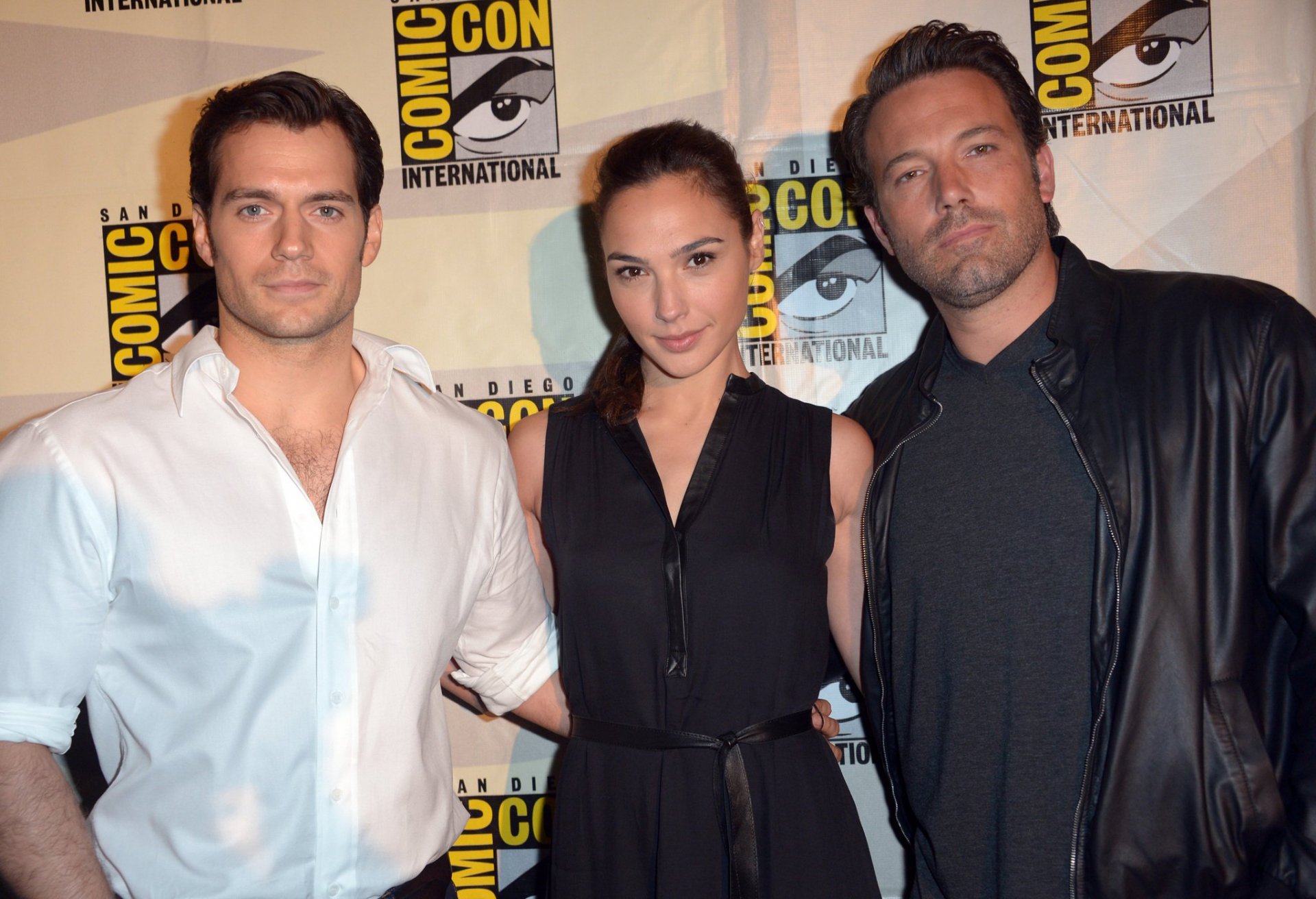 aktorzy henry cavill gal gadot gadot ben affleck prezentacja batman v superman: świt sprawiedliwości batman v superman: świt sprawiedliwości