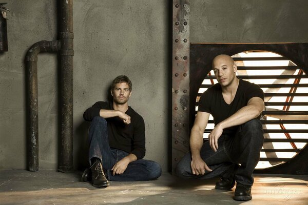 Vin Diesel i Paul Walker wspólne zdjęcie
