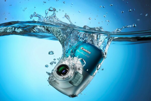 Водонепроницаемый цифровой фотоаппарат canon powershot d10