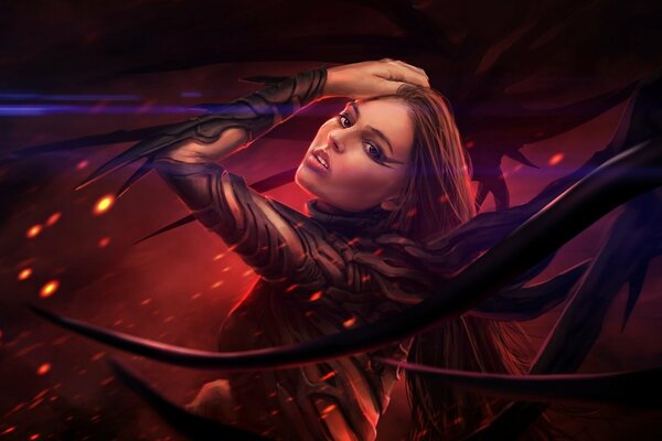 Seksowna laska (Fantasy art)