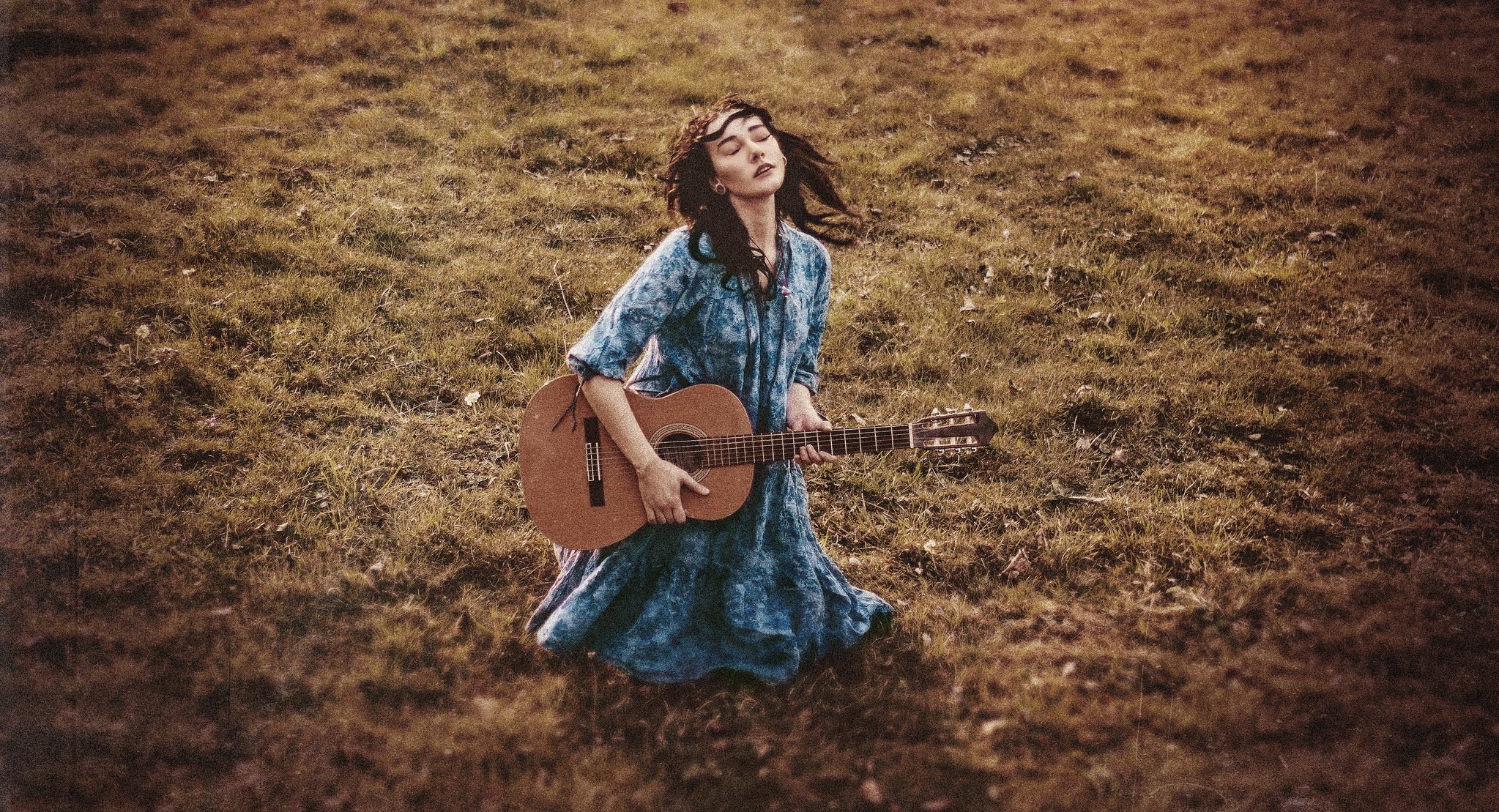 dziewczyna gitara muzyka