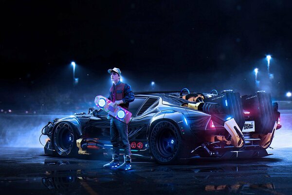 Marty McFly powrót do przyszłości