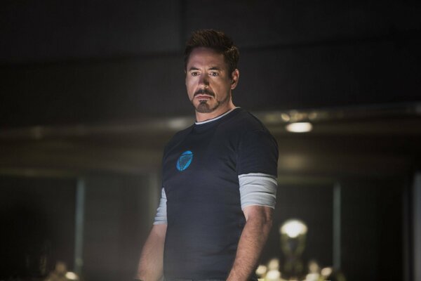 Robert Downey Jr. na planie Iron Mana
