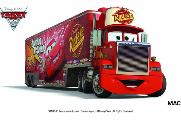 Mak z kreskówki Samochody Studia Pixar