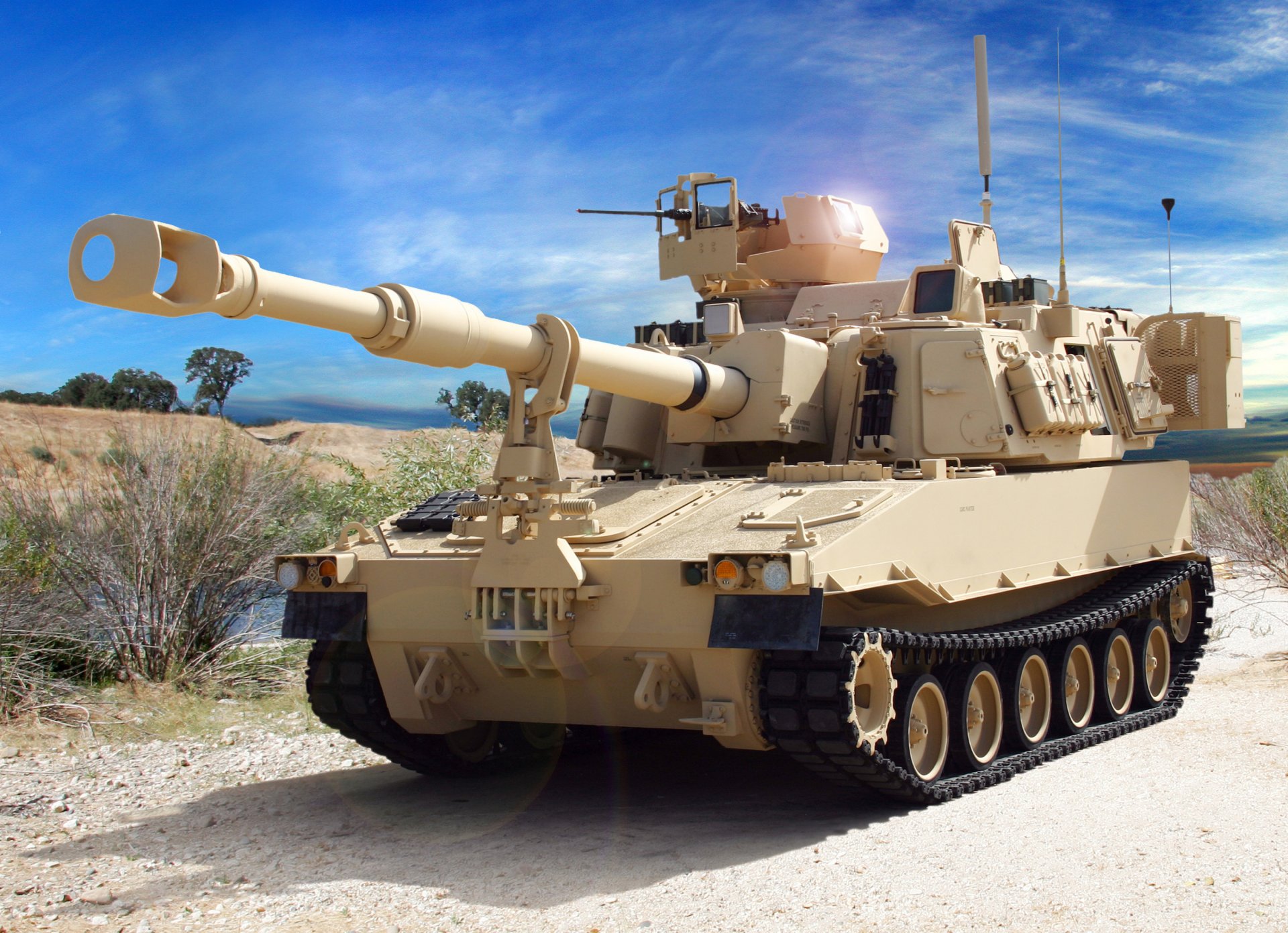 m109a6 paladyn amerykański samobieżny haubica
