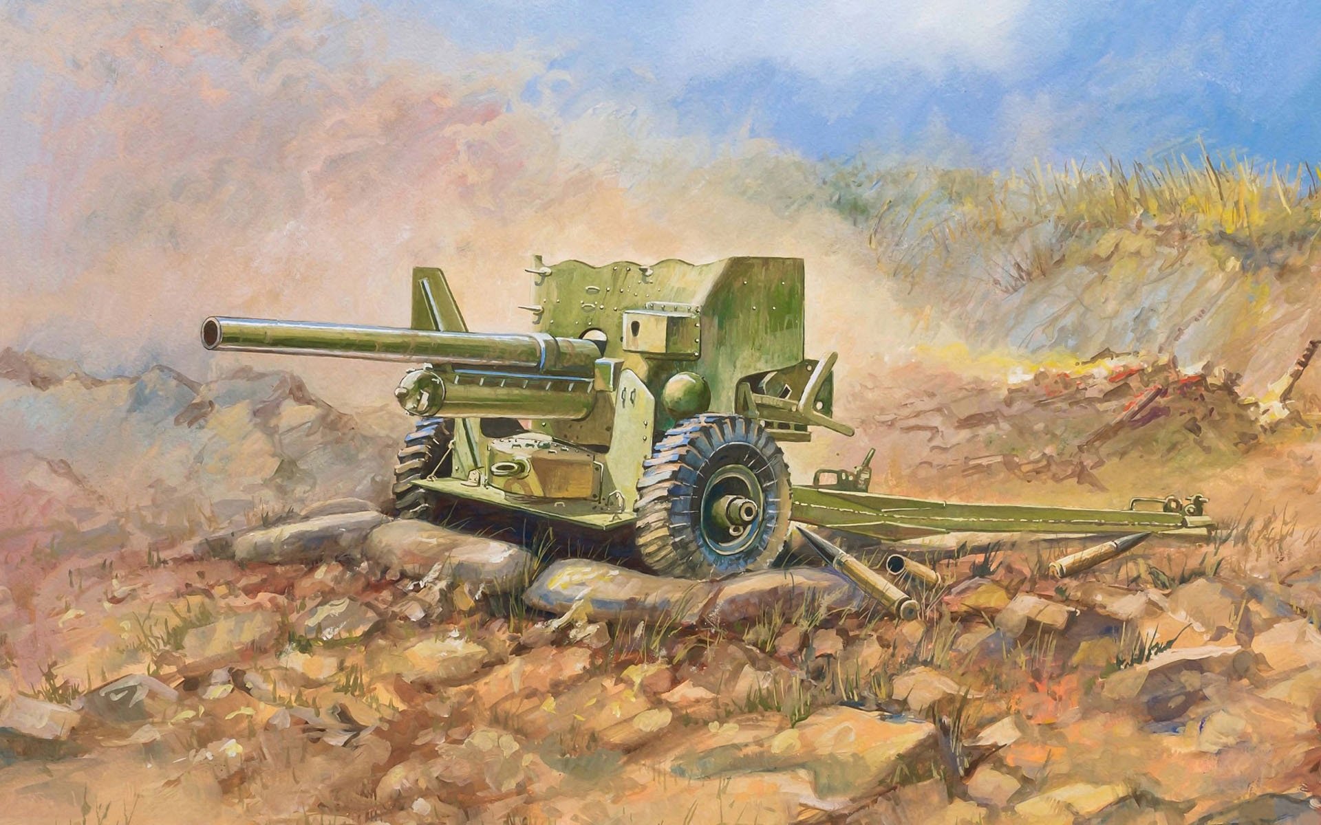 art brytyjskie działo przeciwpancerne mk-ii 6-funtowe 57 mm przyjęte w 1941 wysoka szybkostrzelność do 15 pocisków min nawet pojawiła się 1942 ciężkie czołgi tygrys nie było bezpieczeństwo przed nią pociskami takich dział dostarczonych przez l