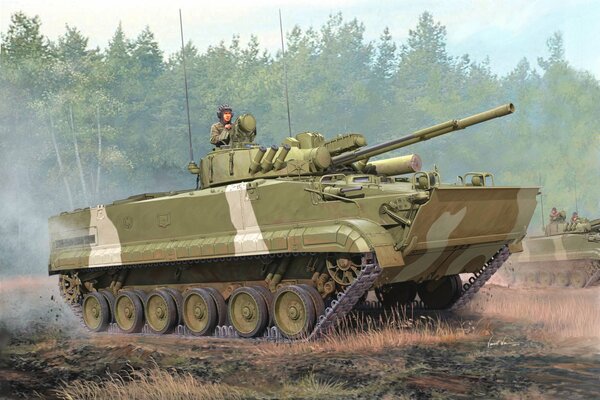 Zdjęcie rosyjskiego czołgu BMP-3