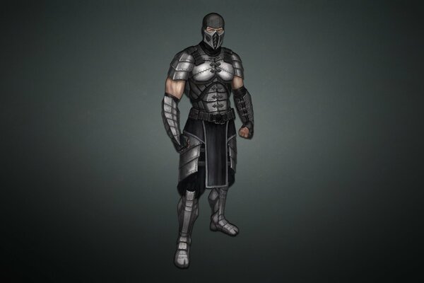 Nowy ninja w kostiumie w grze mortal kombat