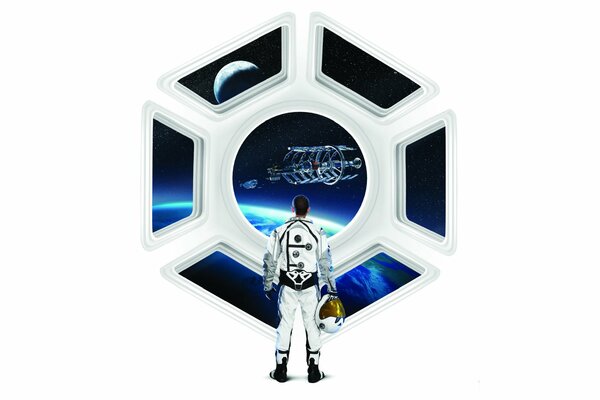 Iluminator w przestrzeni okna do wieczności