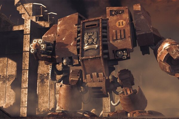 Ekran gry komputerowej Warhammer