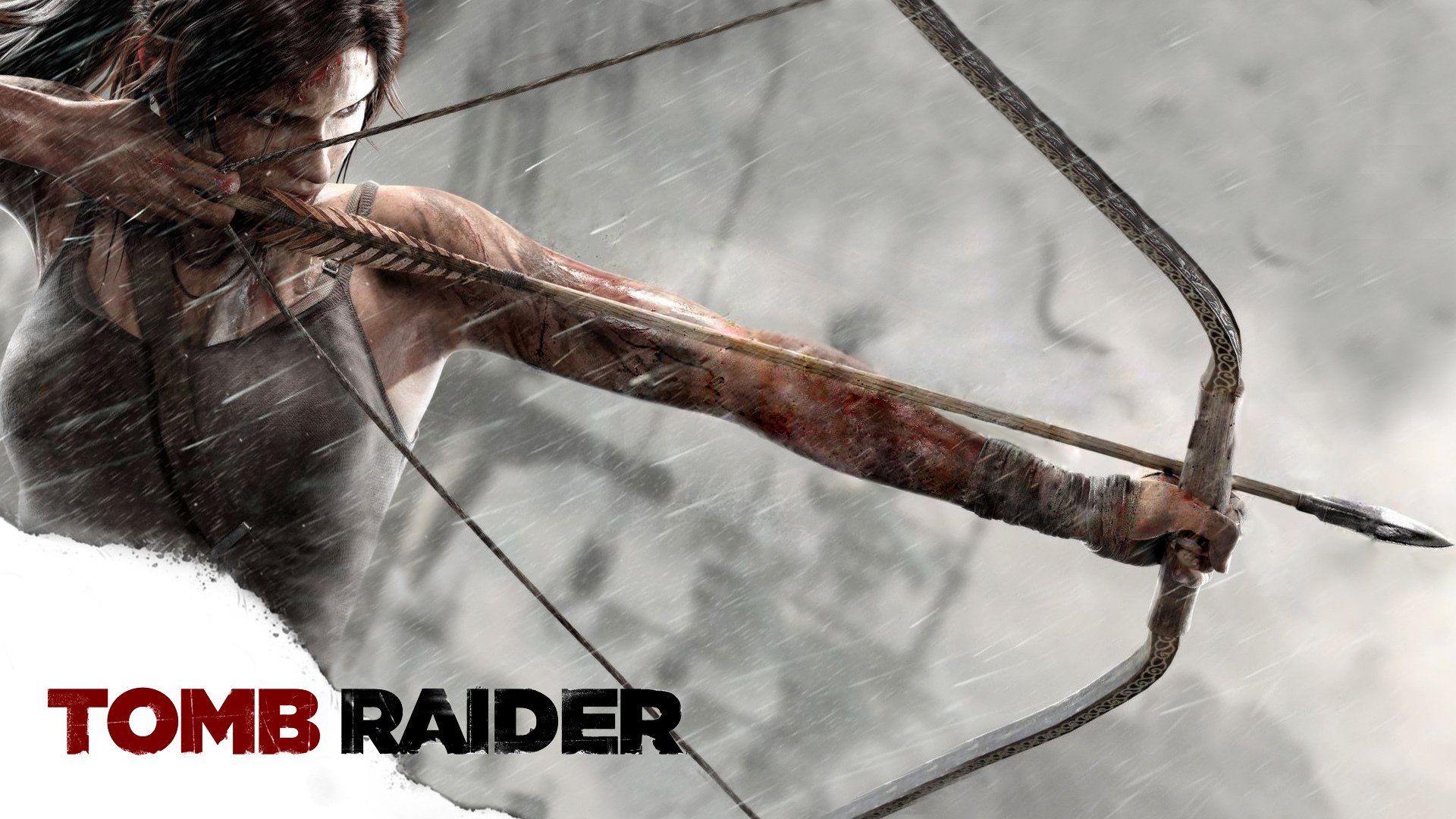 tomb raider 2013 разработчик: crystal dynamics издатель: square enix лара крофт девушка оружие лук