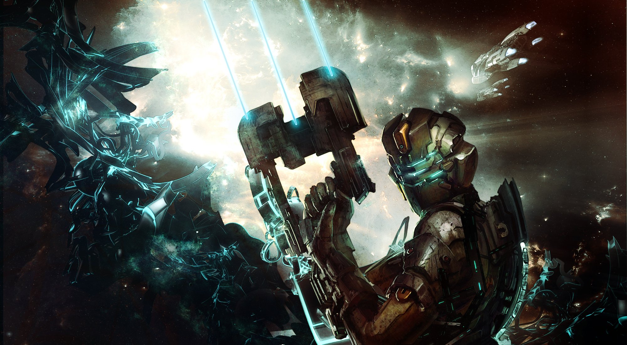dead space исаак кларк костюм резак космос абстракция