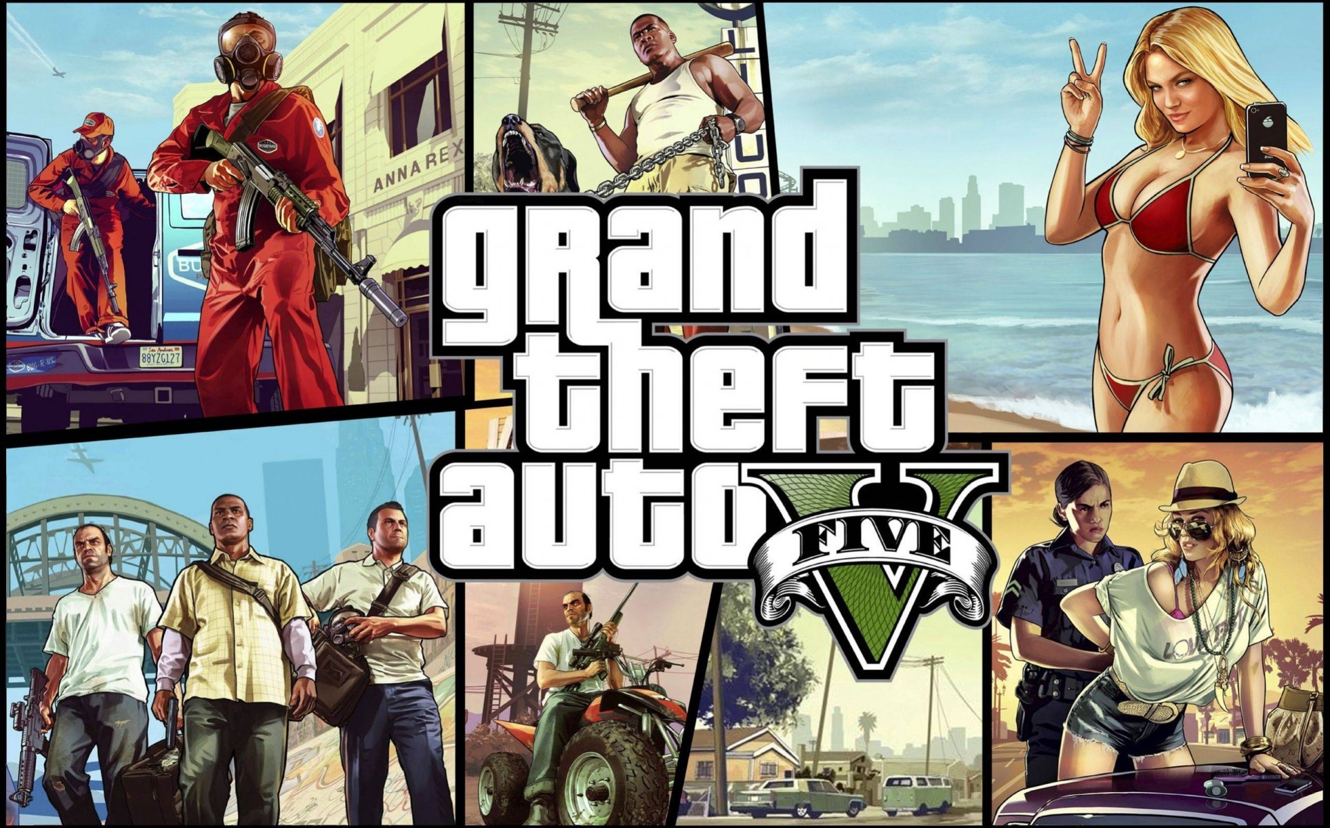 grand theft auto v gta гта 5 rockstar north rockstar games 1с арт оружие девушка море