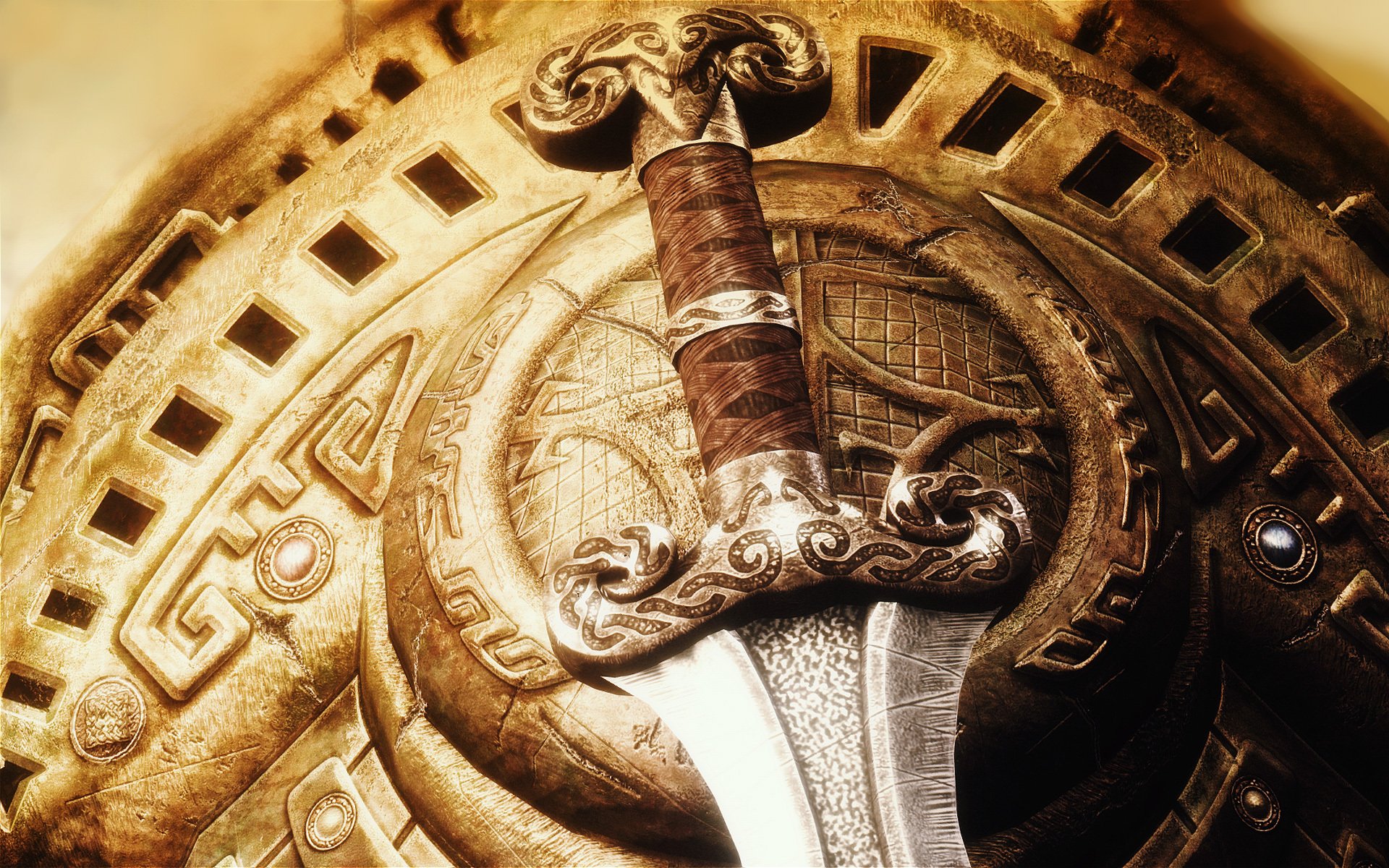 the elder scrolls v skyrim щит меч оружие клинок