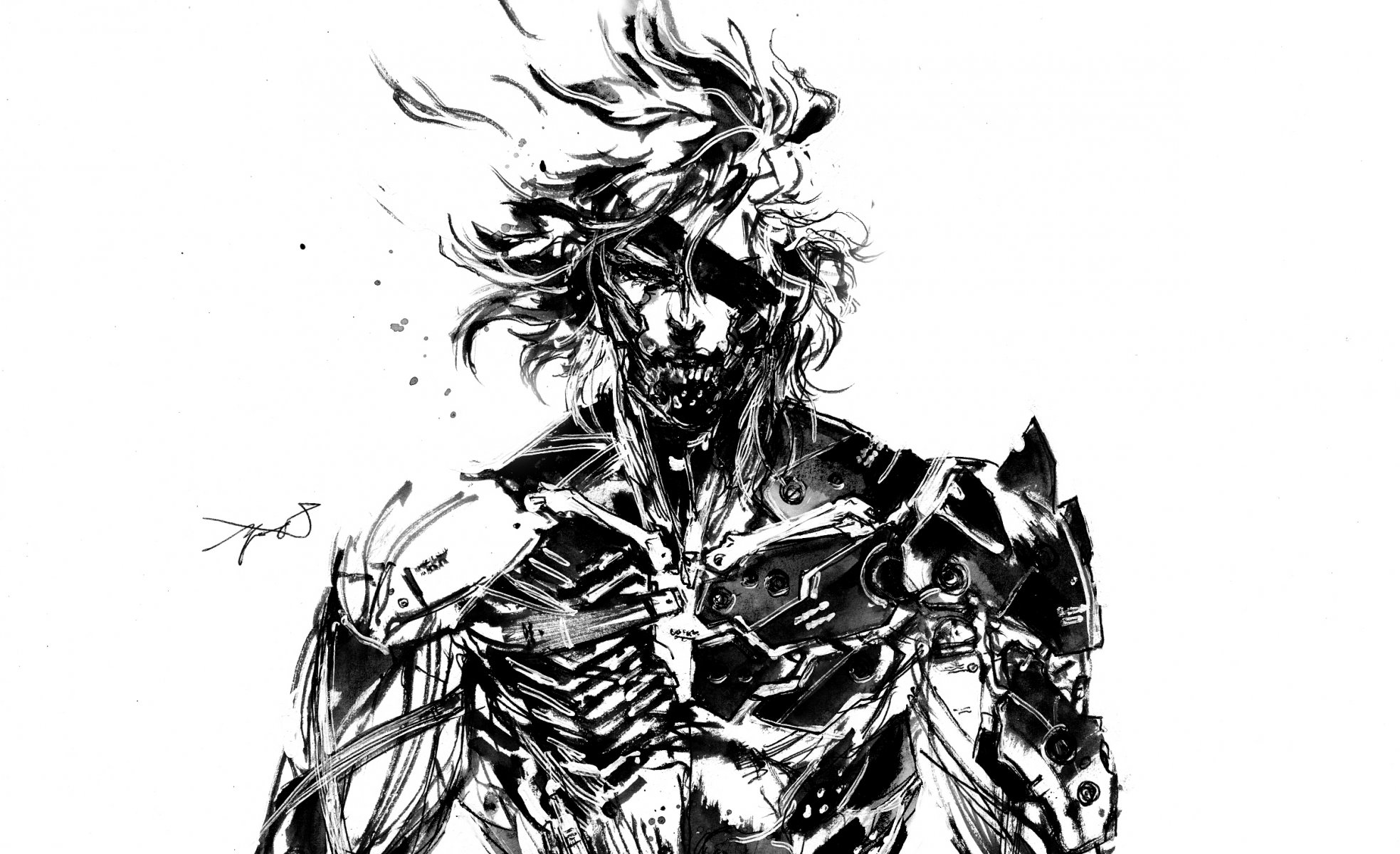 metal gear rising: revengeance ниндзя киборг райден броня konami платины игры kojima productions neogaf рисунок