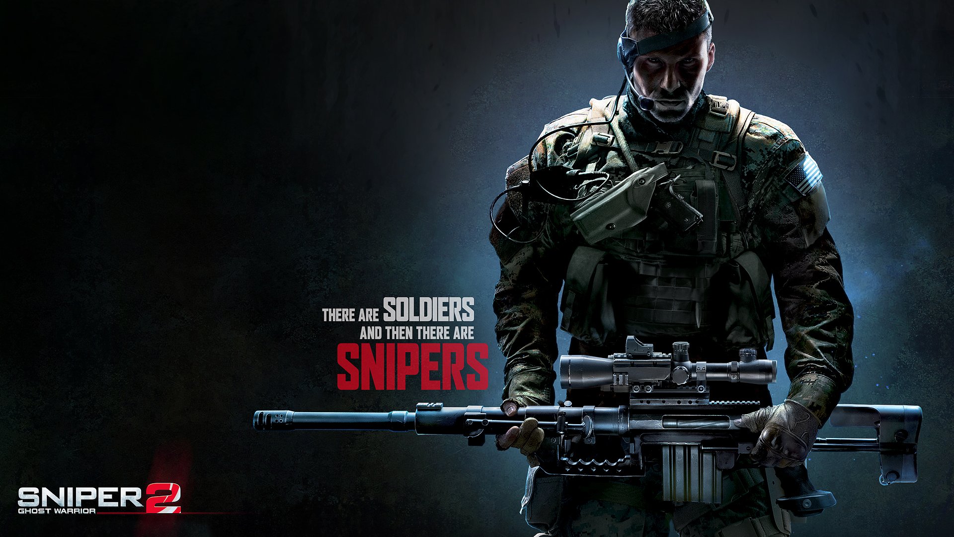 niper: ghost warrior 2 snajper żołnierz karabin snajperski kamuflaż kamizelka kuloodporna broń pistolet snajperzy