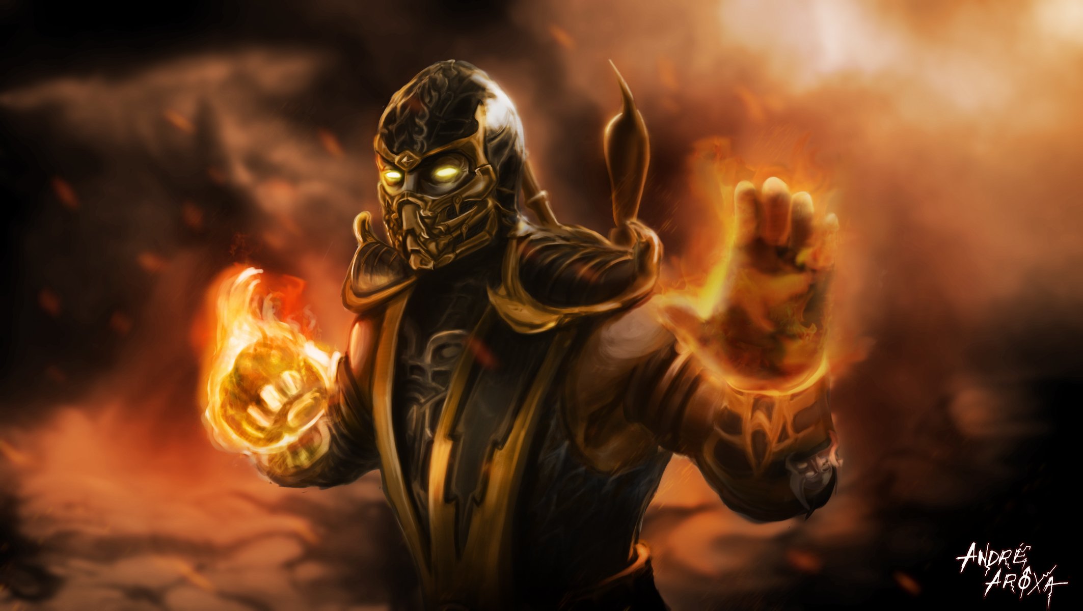mortal kombat скорпион