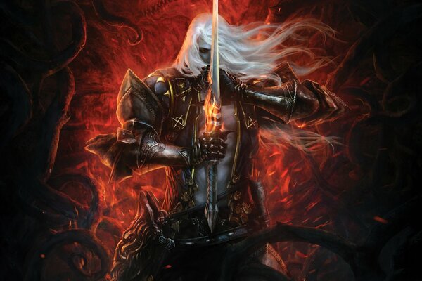 Castlevania: зеркало судьбы. 3Д арт Алукарла