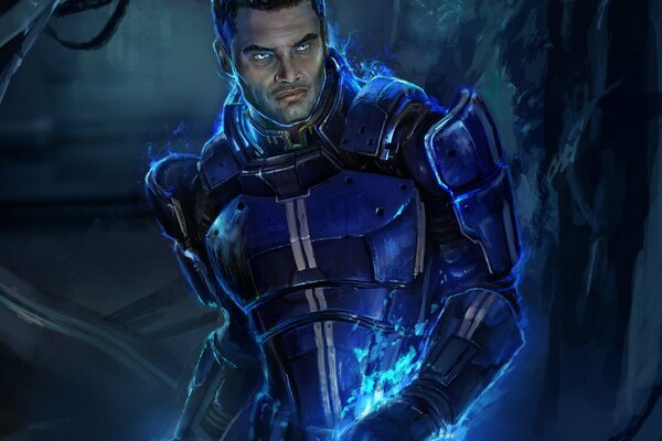 Арт Кайдена Аленко из mass effect
