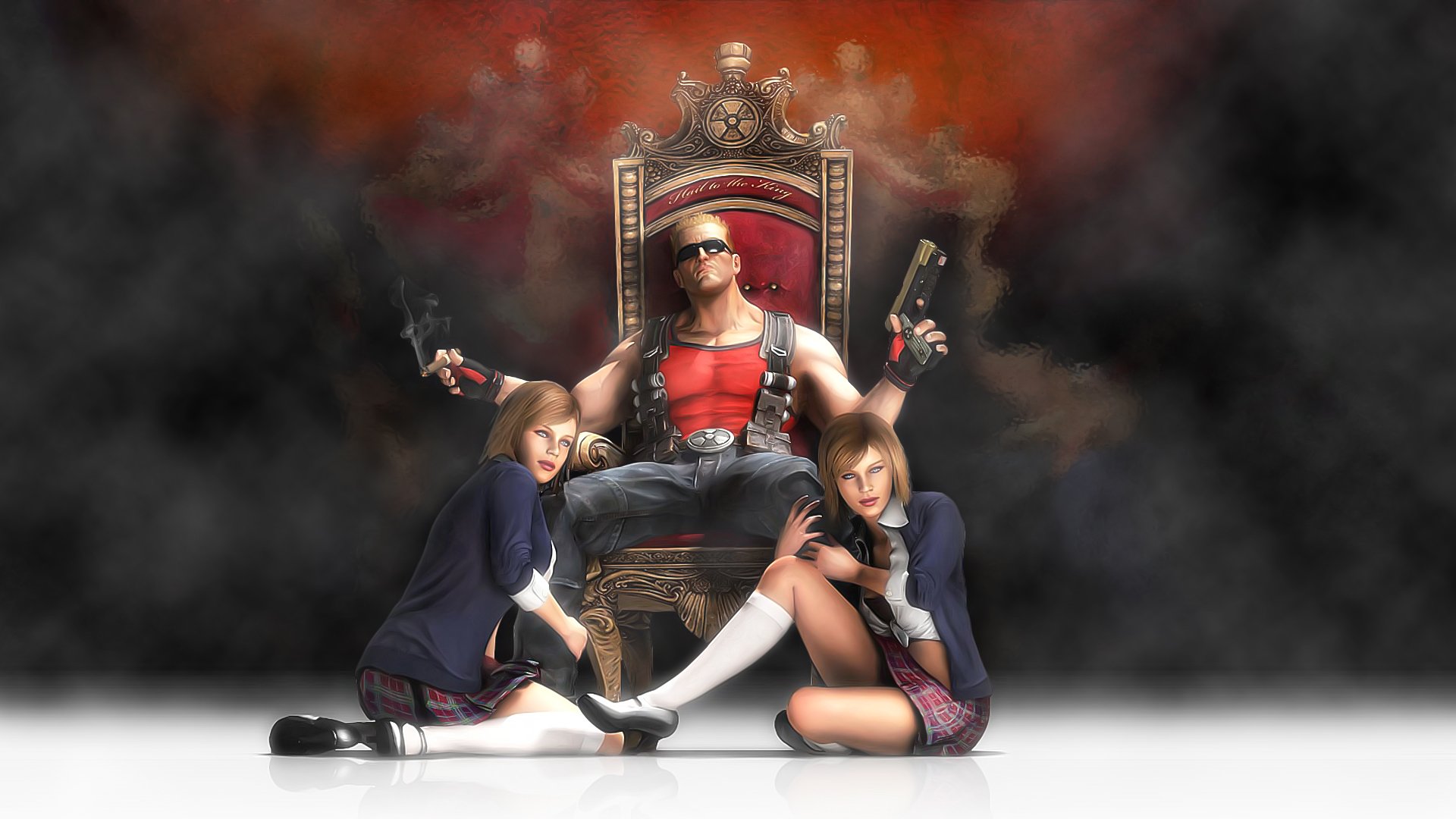 duke nukem na zawsze dziewczyny broń