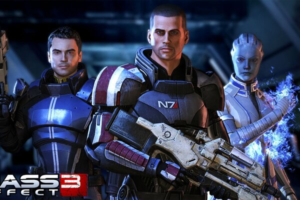 Shepard znaleziony i Liana w mass effect 3