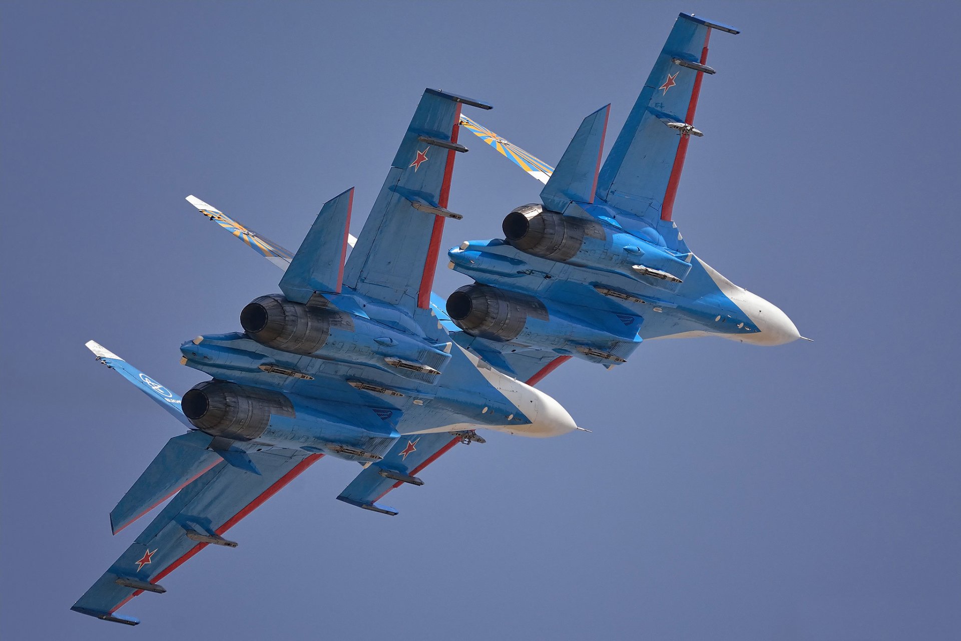 су-27 истребители пара