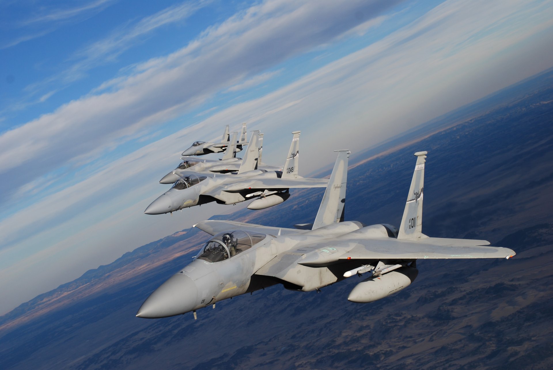 f-15 orzeł eagle myśliwce lot niebo