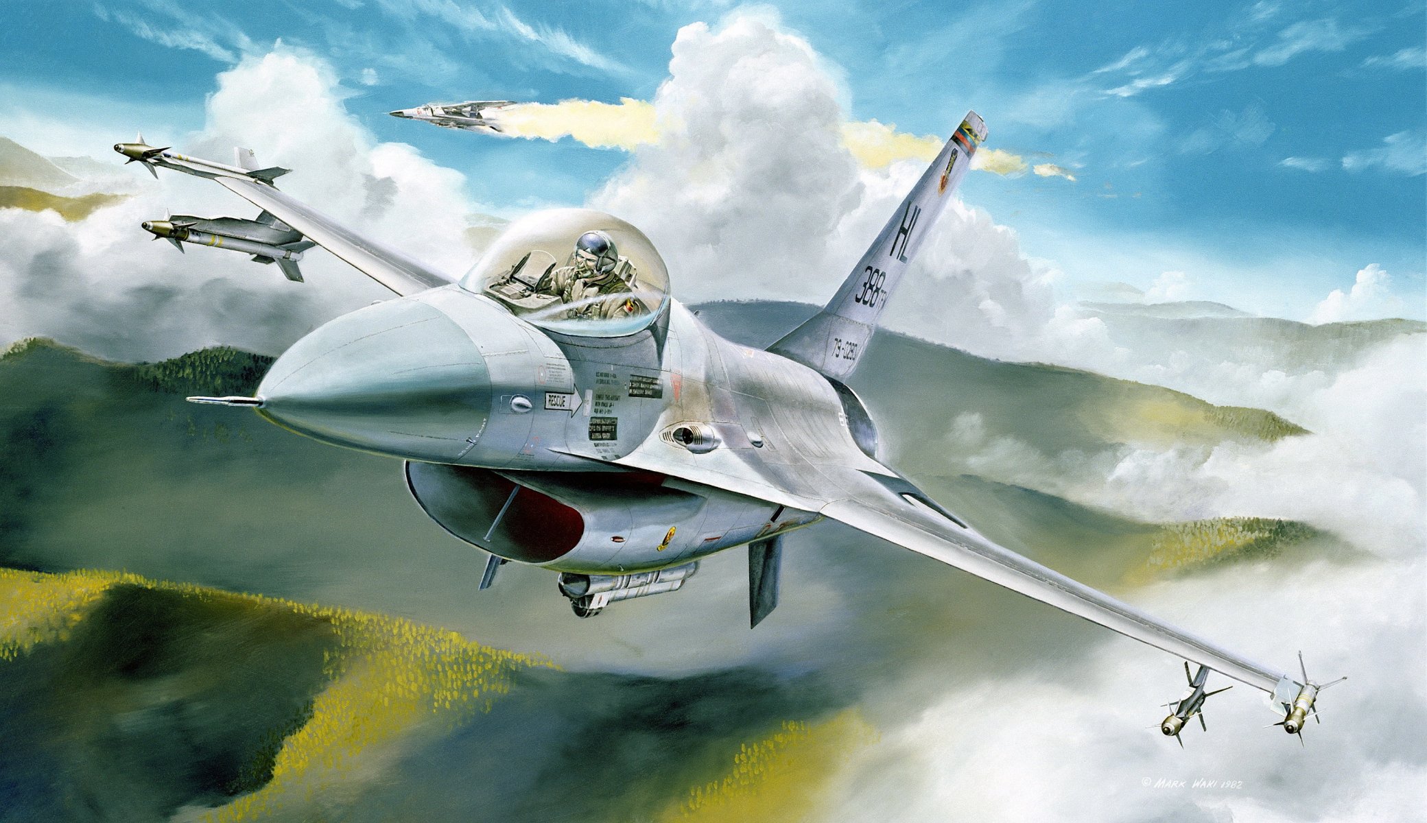f-16 ф-16 истребитель самолет авиация рисунок