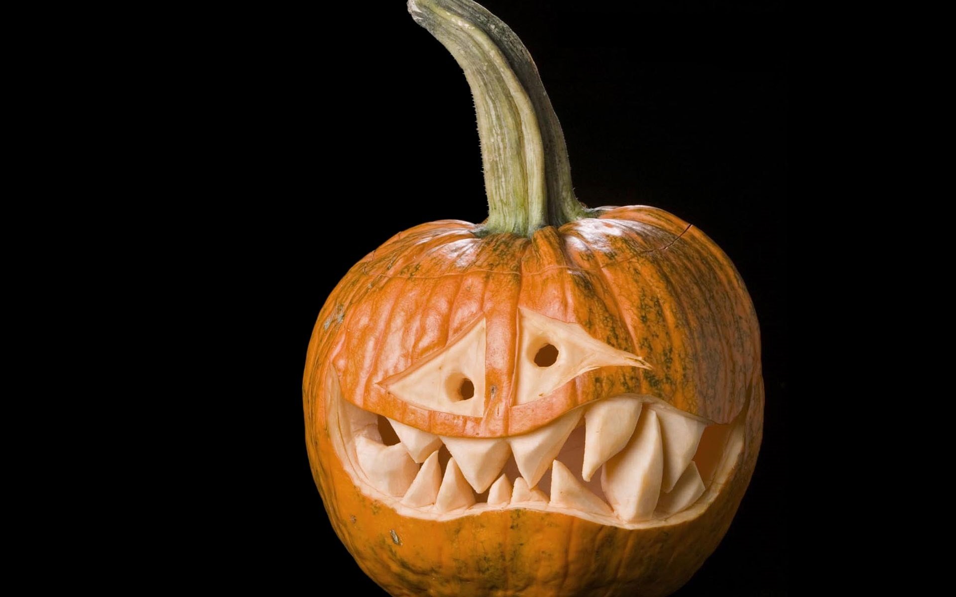 happy halloween dynia światło jack czarne tło
