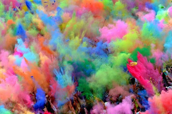 Holi Festiwal jasnych kolorów